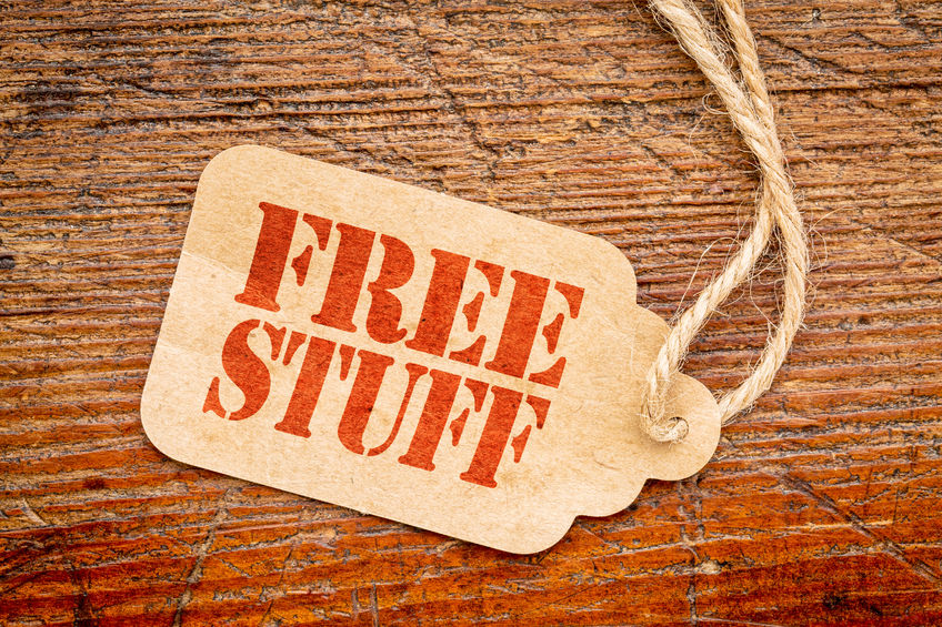 Holiday freebies are a great way to cut costs around Christmas time. 