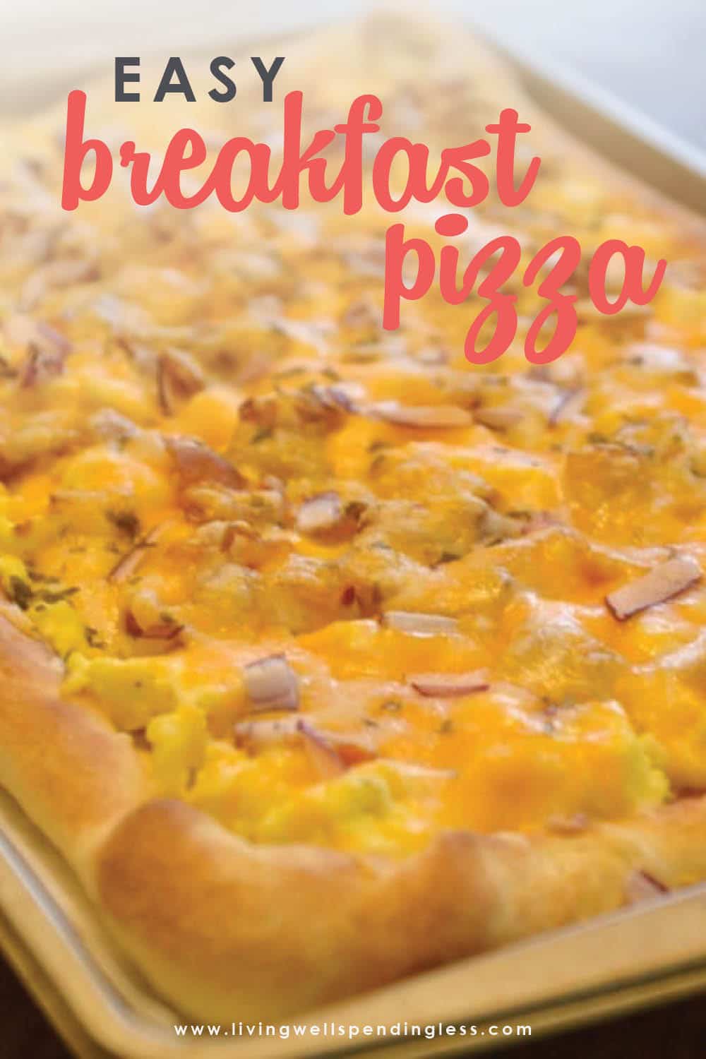 Ready for a fun way to mix up the most important meal of the day? This easy breakfast pizza recipe combines all your favorites into one tasty dish! #healthybreakfast #pizza #breakfast #breakfastpizza #eggs #quickbreakfast #foodmadesimple #recipes #breakfastrecipes #pizzarecipes