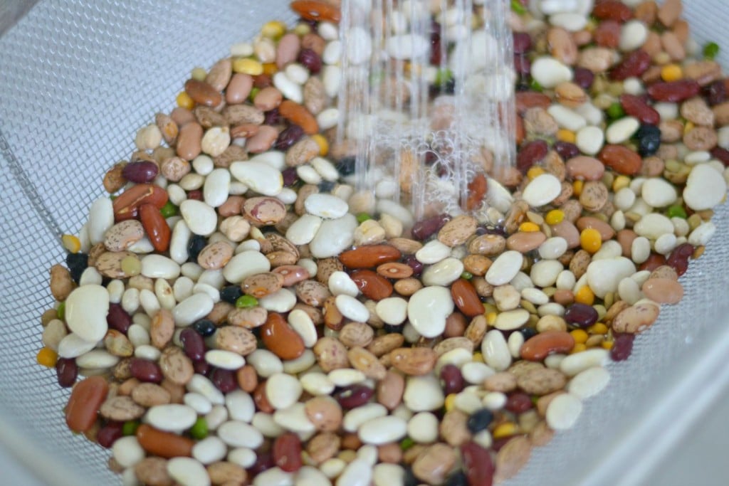 Rinse and sort the beans before you begin. Look for any debris before cooking. 