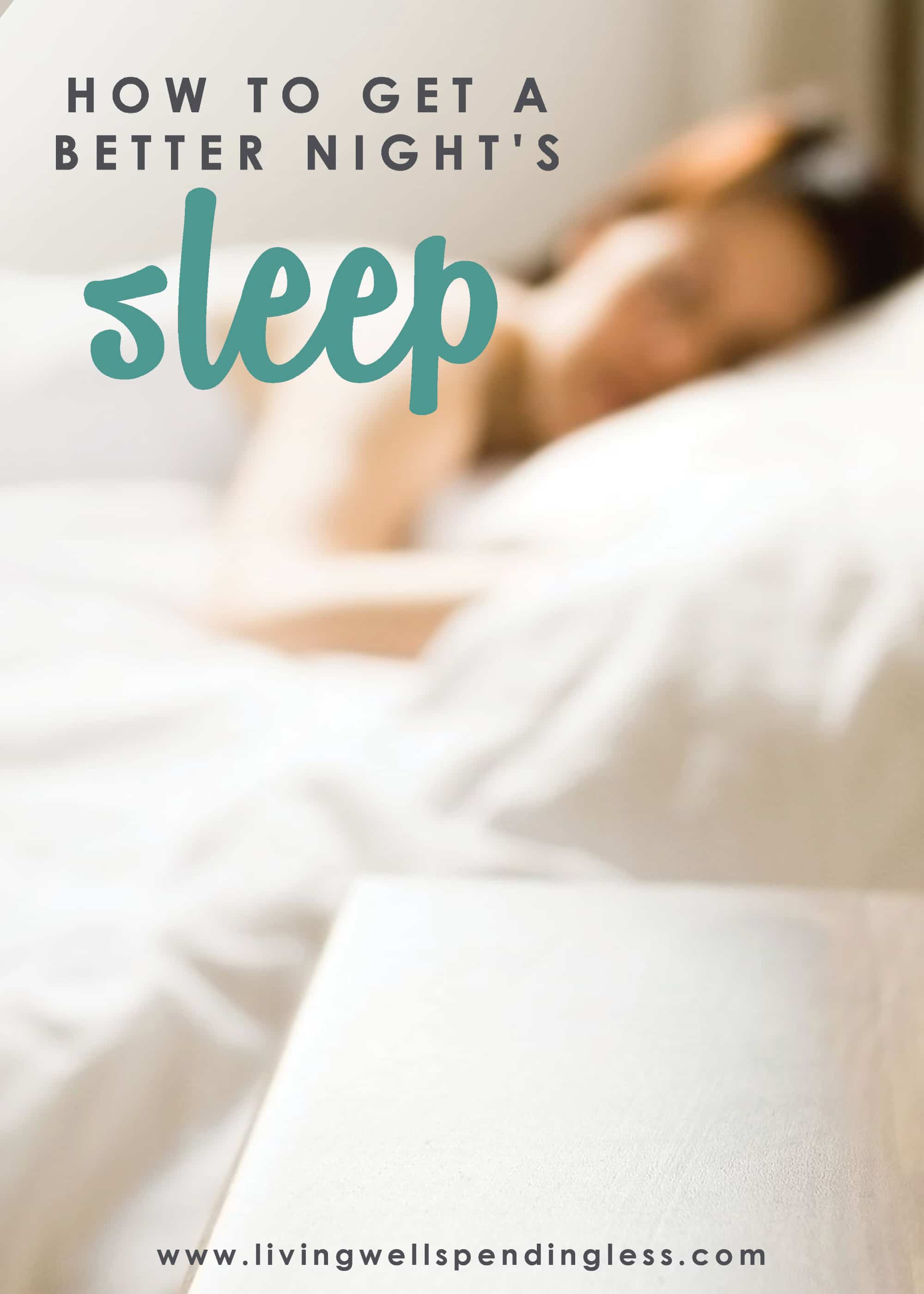 Is your lack of sleep at night causing more stress during the day? Chronic sleep deprivation has been linked to all sorts of health issues, but luckily there are some simple changes you can make to get a lot more sleep at night! Don't miss this super in-depth post for 18 smart tips for how to get a better night's sleep!