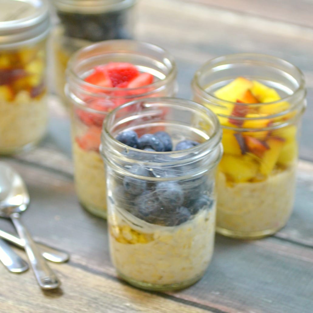 Easy Overnight Oatmeal  Quick & Healthy Breakfast On-the-Go