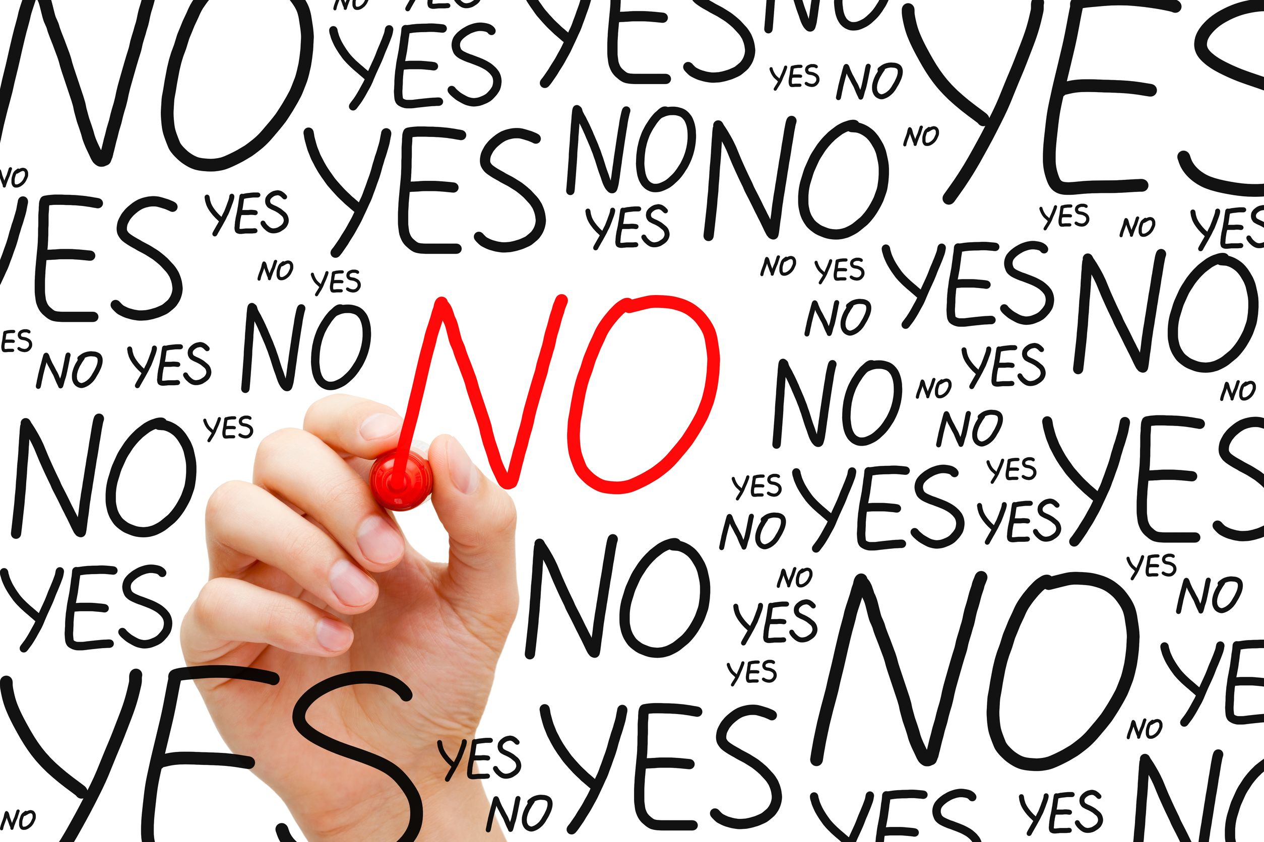 It's ok to say no sometimes, especially when it might help you stress less.