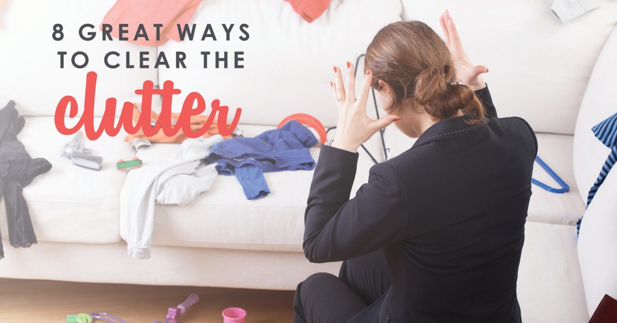 8 Great Ways to Clear Clutter | Living Well Spending Less