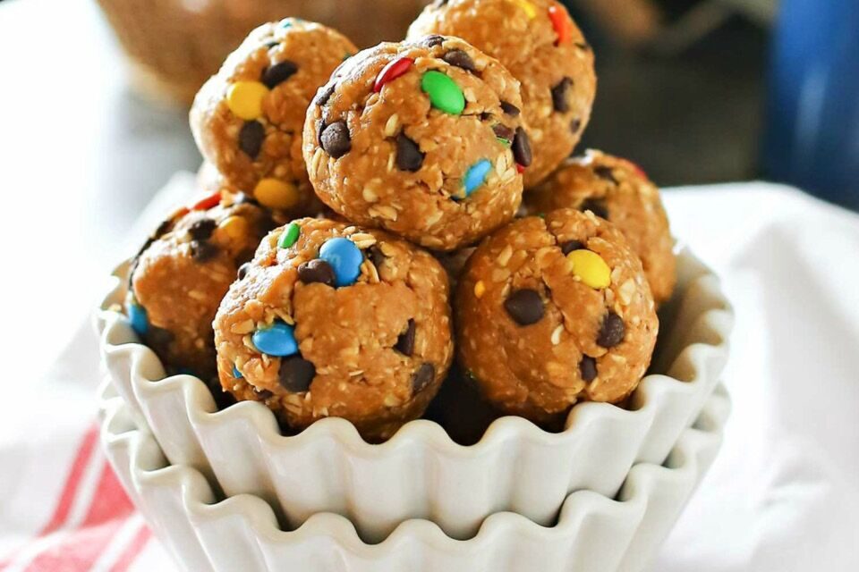 NoBake M&M Cookie Balls Living Well Spending Less®