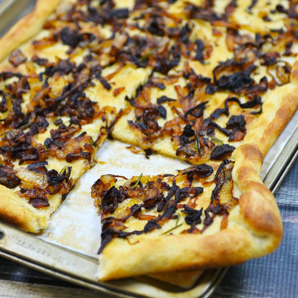 Caramelized Onion Flatbread Living Well Spending Less®