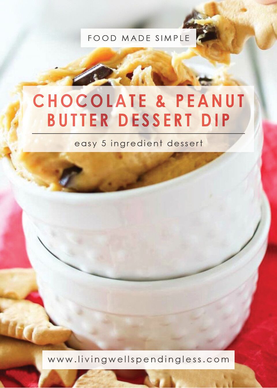 Chocolate & Peanut Butter Dessert Dip | Dessert | Food Made Simple | Snacks & Starters