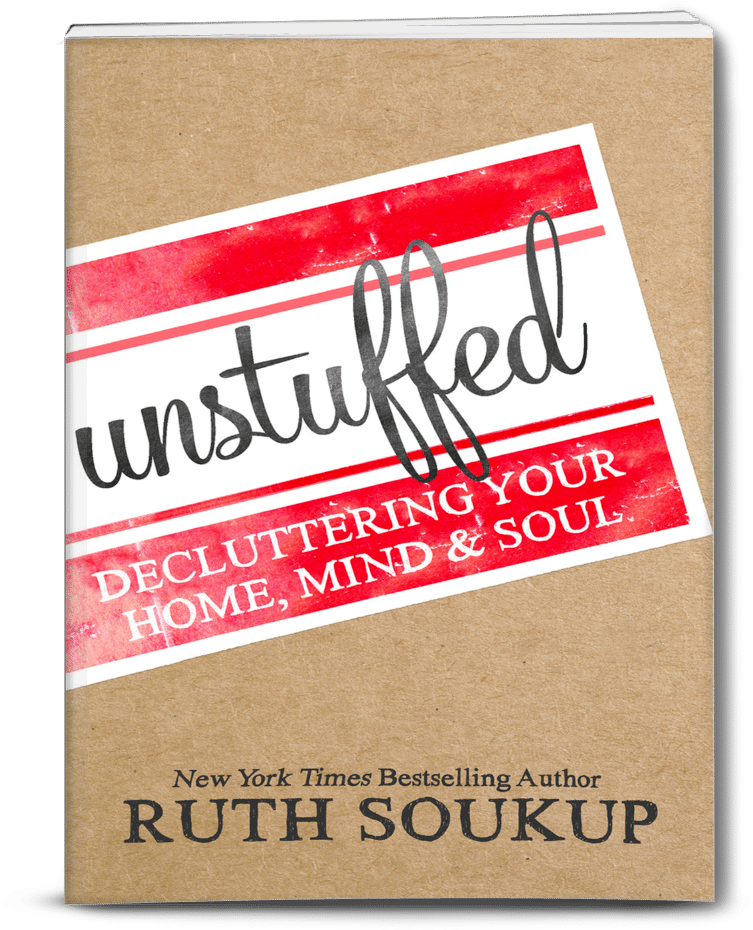 Check out this book, Unstuffed, for tips and advice on how to get rid of the paper clutter in your life. 