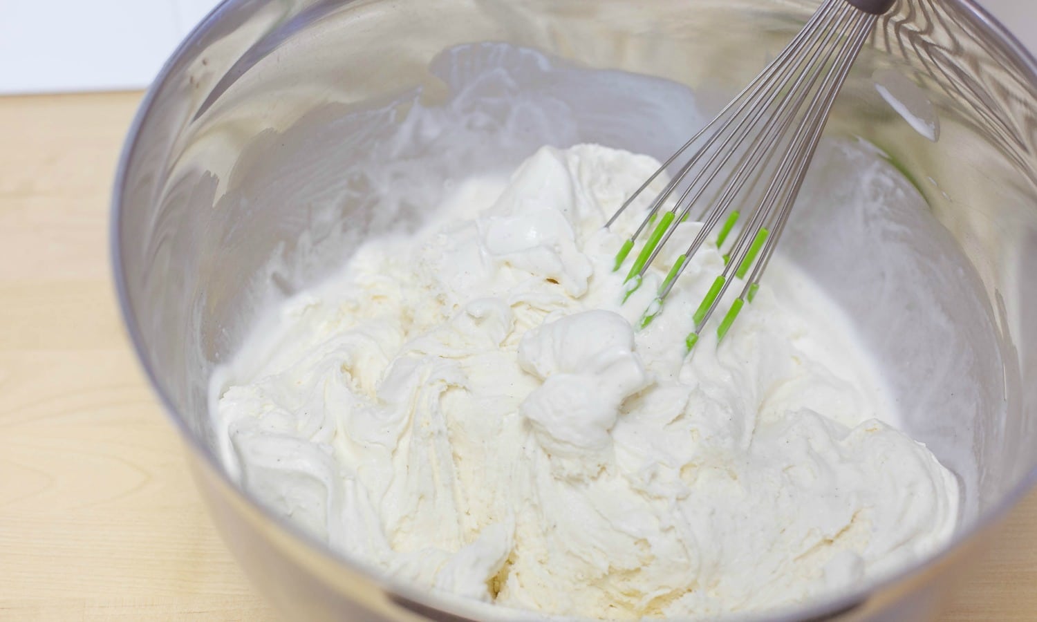 Mix the ice cream into a bowl and until softened.