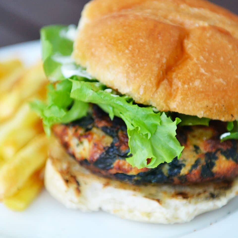 Easy Spinach & Feta Turkey Burgers Living Well Spending Less®