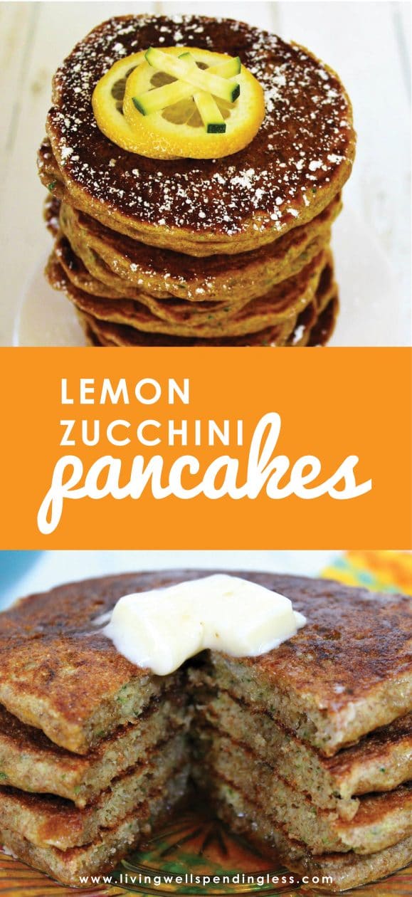 Need a tasty way to slip in more vegetables, or maybe just a great recipe for all those zucchini in your garden? Jam packed with fresh summer flavor, these delicious (and healthy!) Lemon Zucchini Pancakes are sure to please even the pickiest of eaters. Breakfast might never be the same!