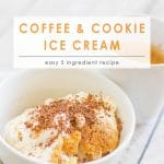 Coffee & Cookie Ice Cream | 5 Ingredient Dessert | Tiramisu Inspired Dessert | Summer Dessert | Easy Dessert Recipe | Food Made Simple