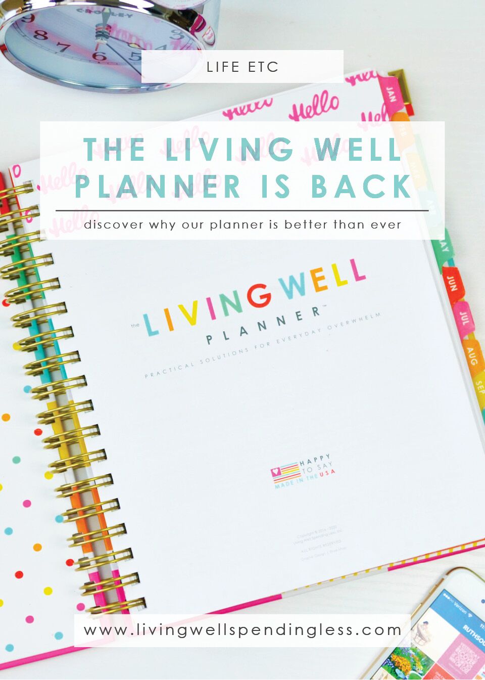 The Living Well Planner is Back: Discover Why Our Planner Is Better Than Ever