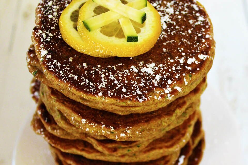 Lemon Zucchini Pancakes