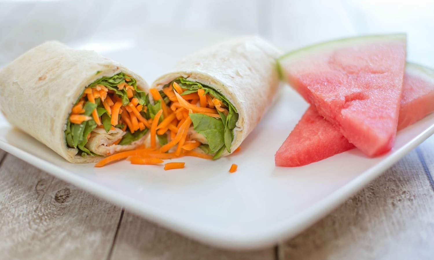 These make-ahead wraps are delicious for lunches all week long. Pair with a piece of fruit and enjoy!