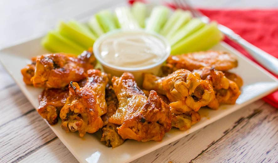 Freezer-to-Crockpot Buffalo Chicken Wings