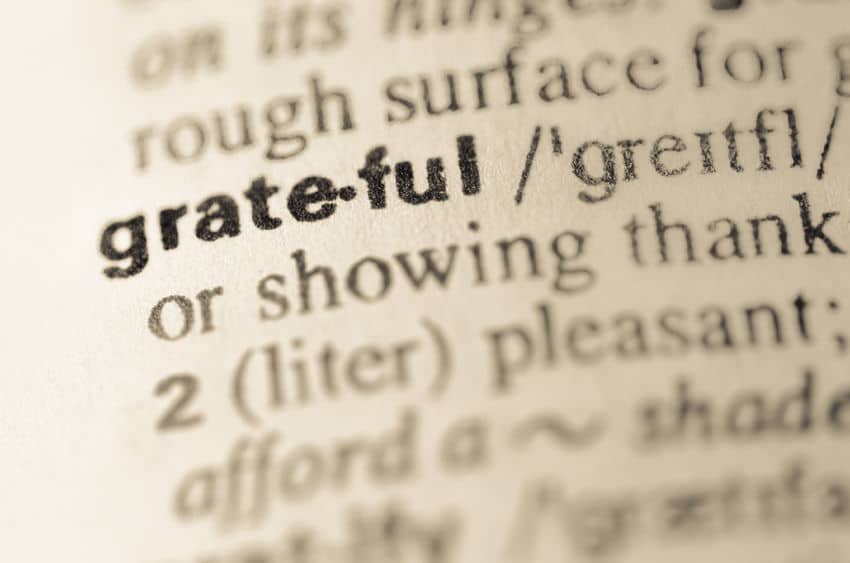 Overcoming grief can make you a more grateful person. 