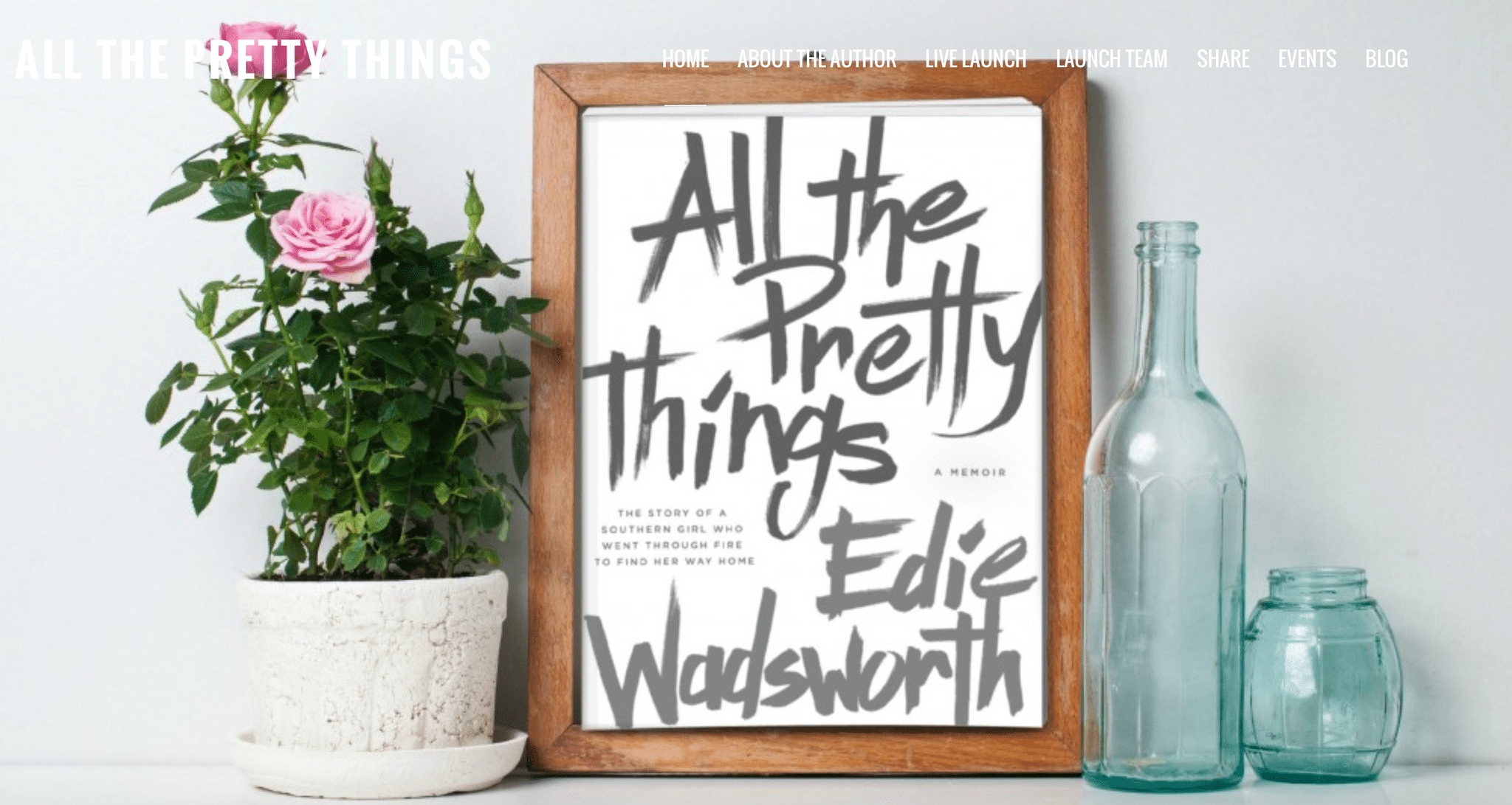 Edie Wadsworth's book, All the Pretty Things is an inspirational read on God and spirituality. 