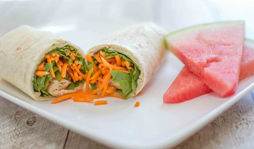 Quick & Easy Make Ahead Lunch Wraps Simple Lunch Meal Prep Idea