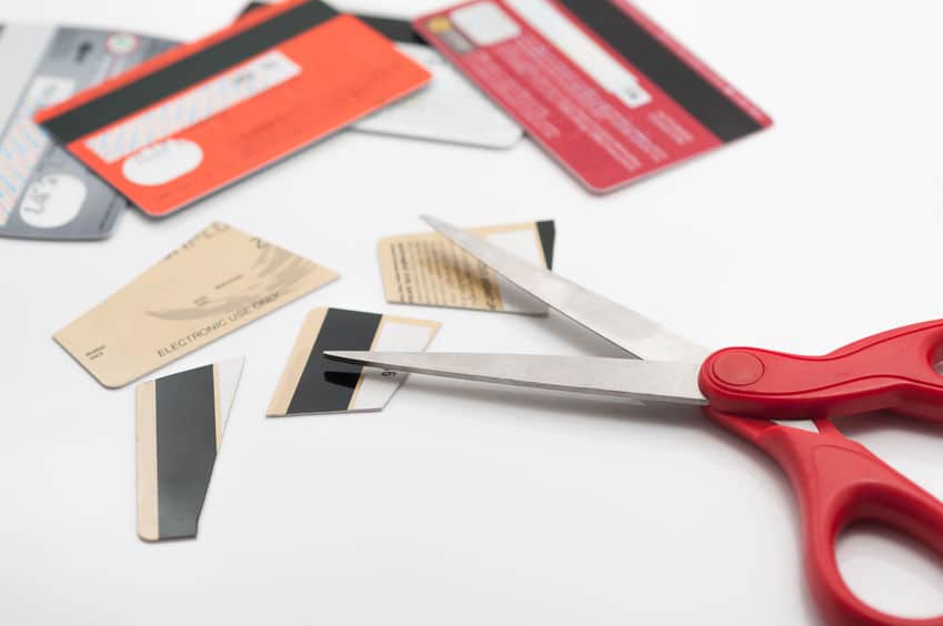 Getting rid of debt and credit cards is key to making smart money choices. 