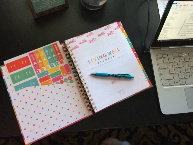 This Living Well Planner will help you organize your whole life! 