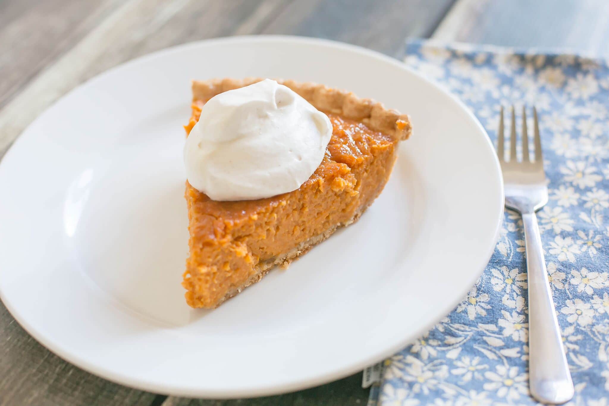 Slice pie and serve with maple whipped cream and enjoy!