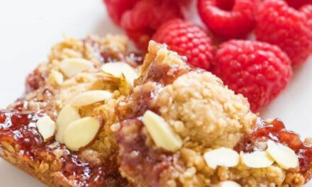 Raspberry Jam Crumb Bars