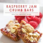 Raspberry Jam Crumb Bars | Easy 5 Ingredient Recipe | 5 Ingredient Dessert | Easy Dessert Recipe | Semi-homemade Dessert