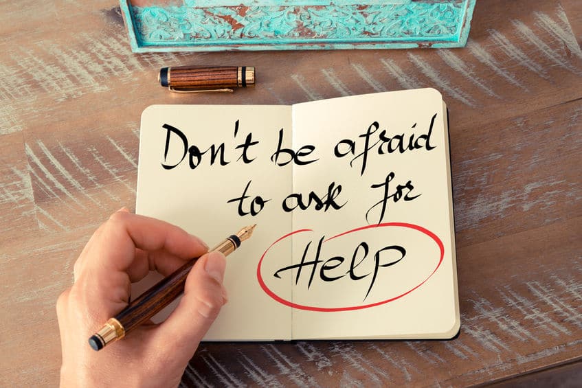 Asking for help is okay! From doing the dishes to needing someone to talk to - you can't do it all on your own.