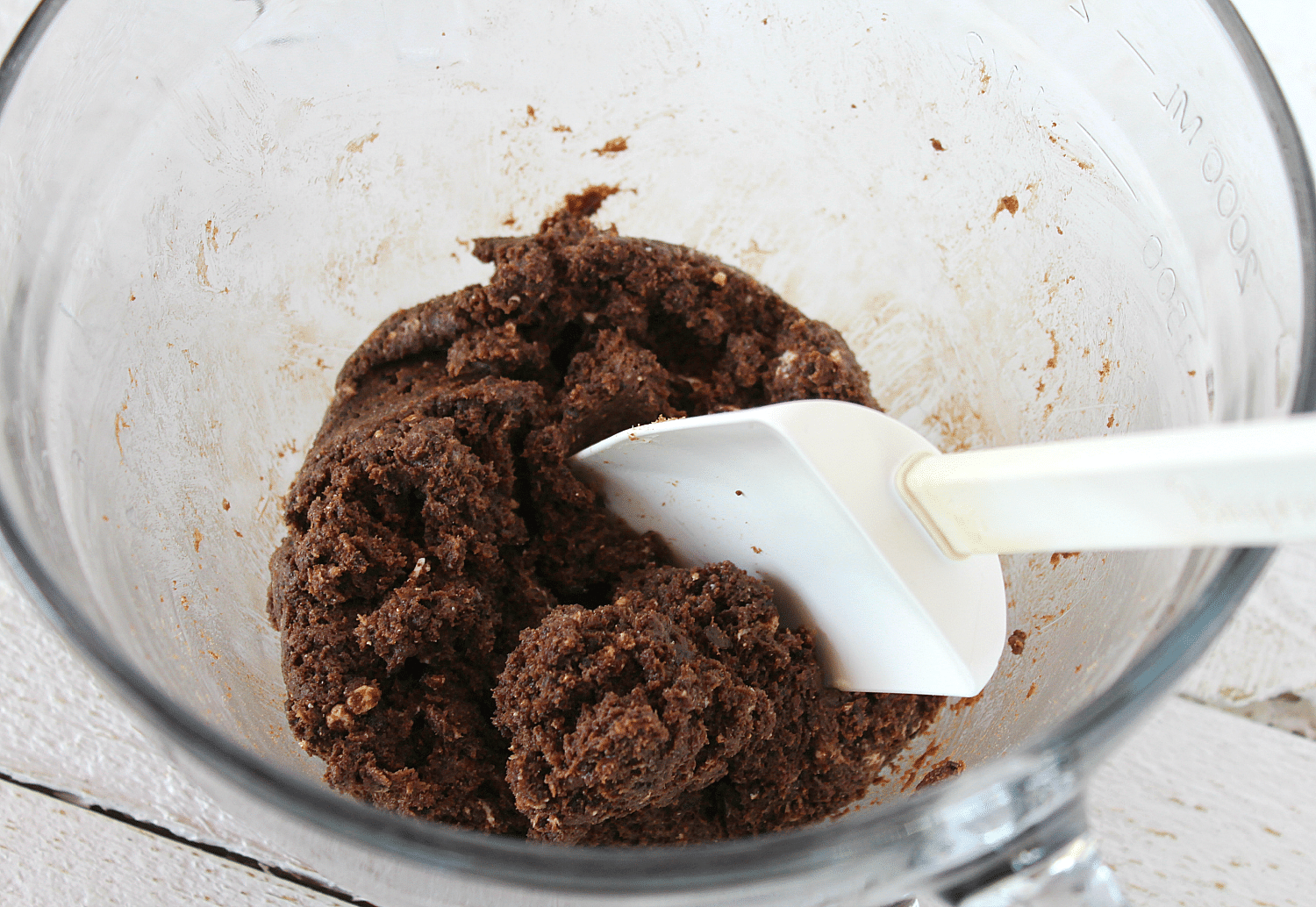 Mix cookies and cream cheese until combined. 