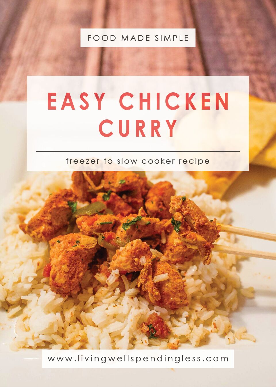 Easy Chicken Curry | 10 Meals in an Hour | Food Made Simple | Freezer Cooking | Main Course Meat | Chicken Recipes