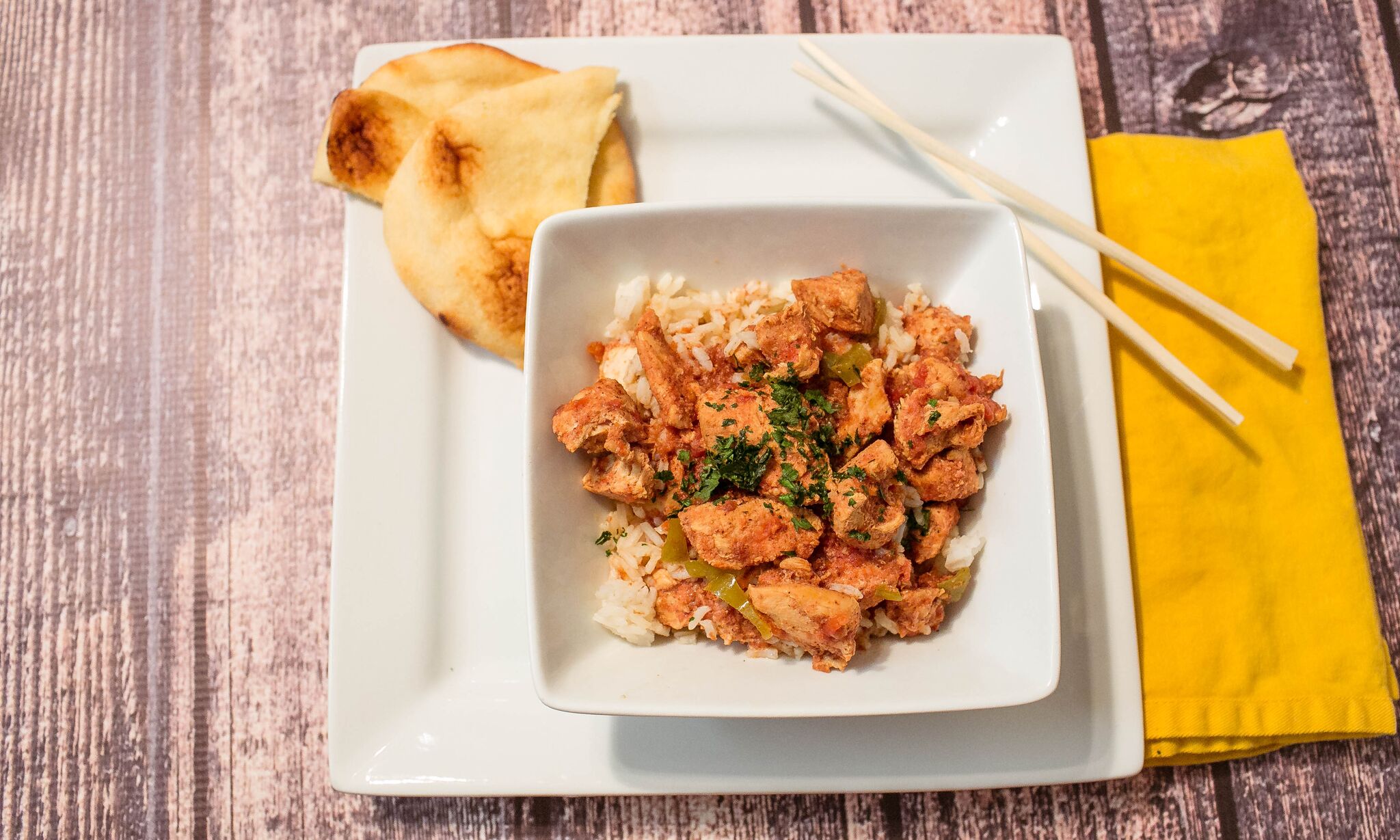 This easy chicken curry recipe is one of our favorite quick meals to make in the Instant Pot. 