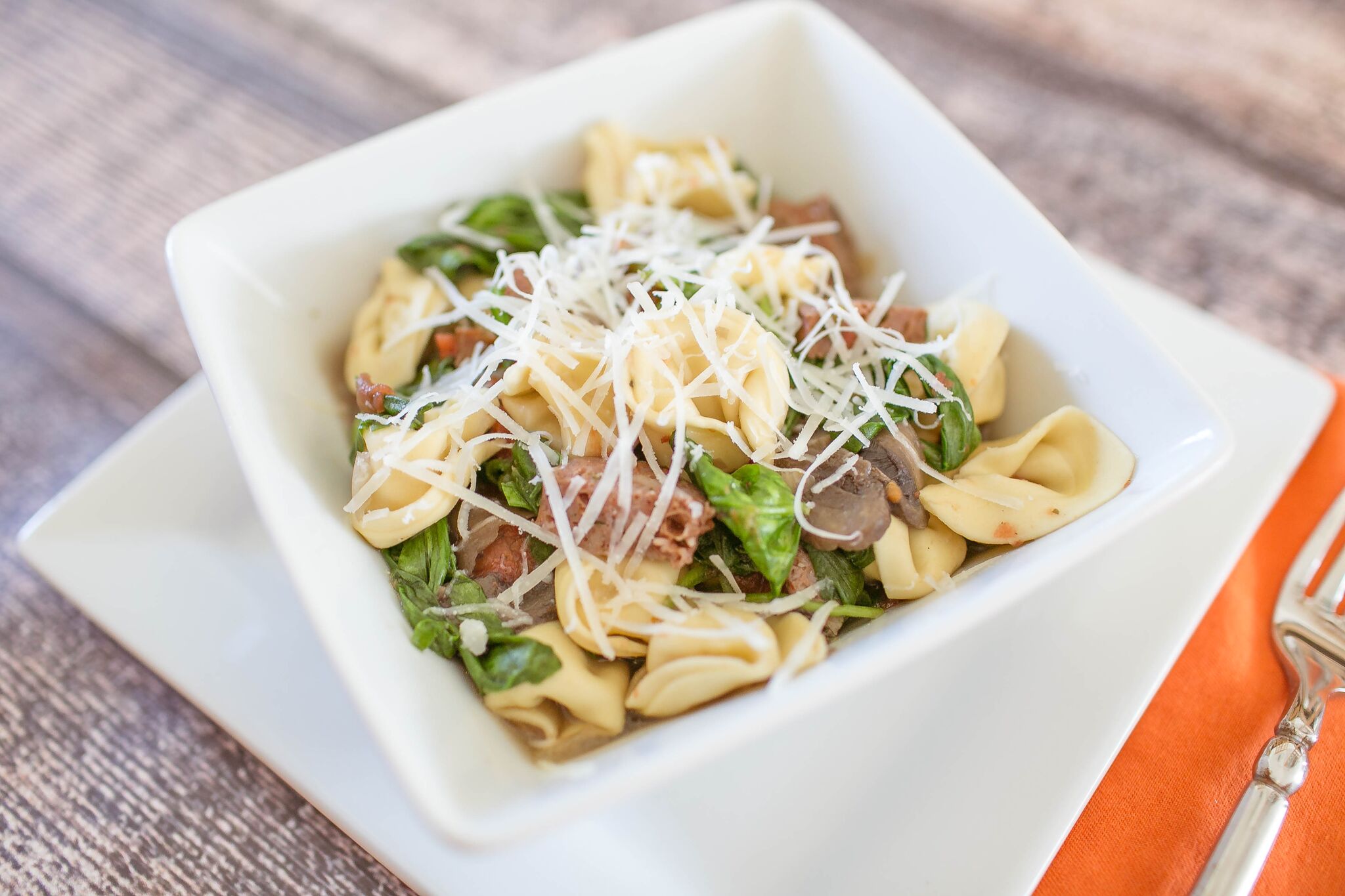 Spoon mixture into bowls top with grated Pecorino Romano cheese and enjoy. 