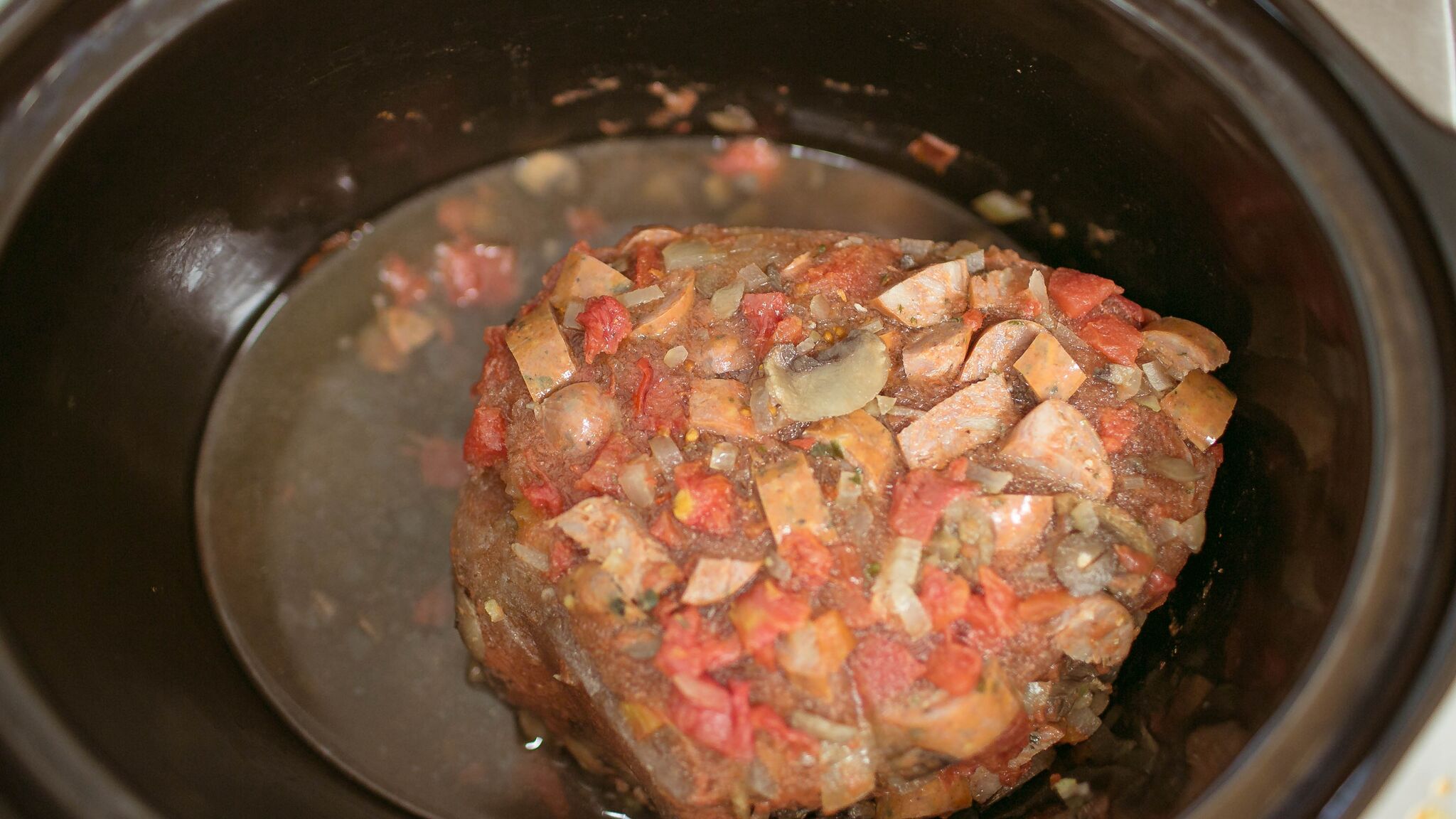 On cooking day, place frozen mixture directly into slow cooker. 