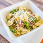 Spinach & Sausage One Pot Pasta | Easy Freezer-to-Crockpot Recipe | Food Made Simple | Comfort Food | Pasta Recipe