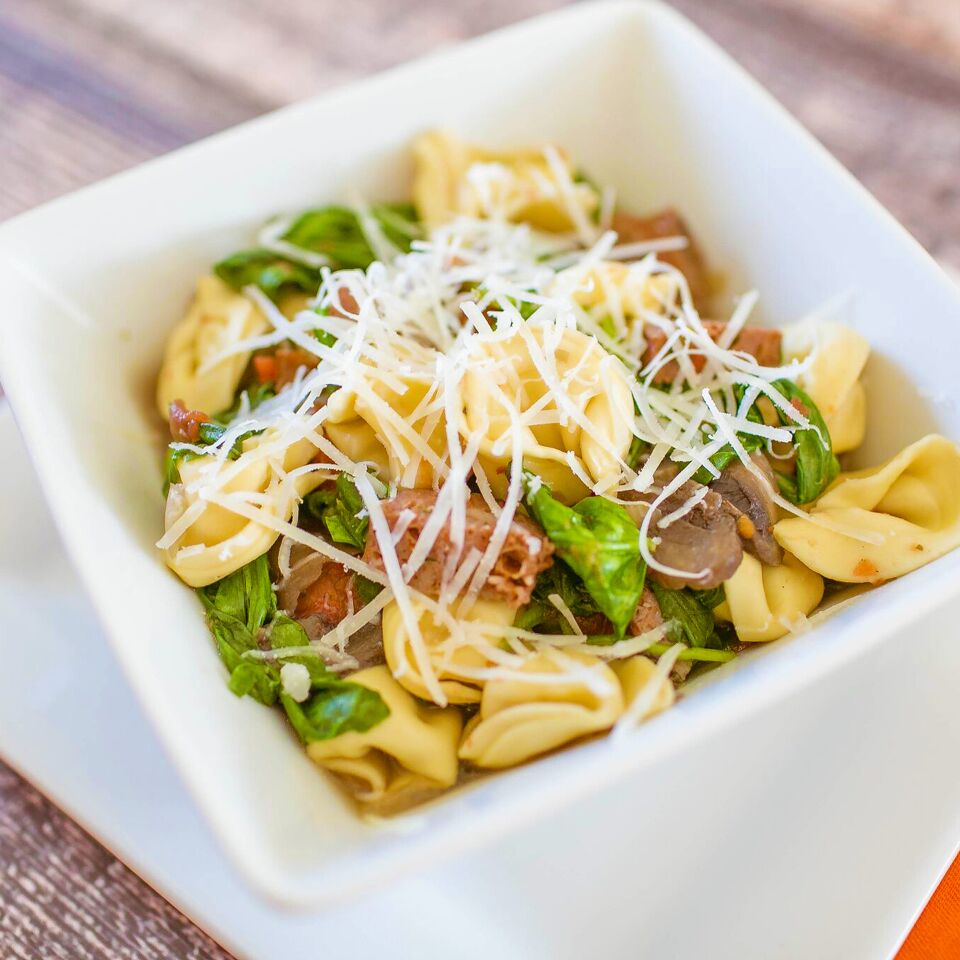 Spinach and Sausage One Pot Pasta | Living Well Spending Less®