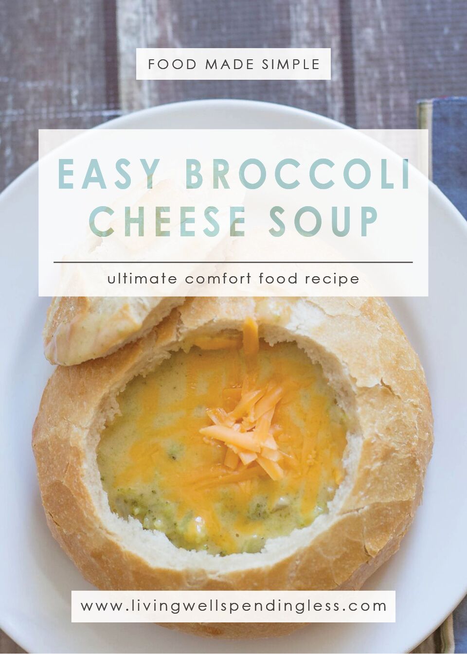 Easy Broccoli Cheese Soup | Ultimate Comfort Food Recipe | Food Made Simple | Best Soup Recipes