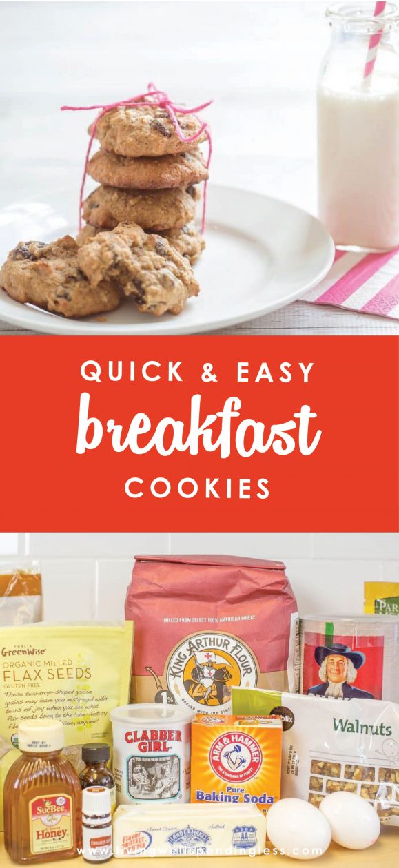 Are chaotic mornings getting the best of you? Breakfast is the most important meal of the day, but sometimes that's easier said than done. Luckily these Quick & Easy Breakfast Cookies are chock full of healthy goodness, taste great, and are freezer friendly too! The perfect solution for a healthy snack or breakfast on the go!