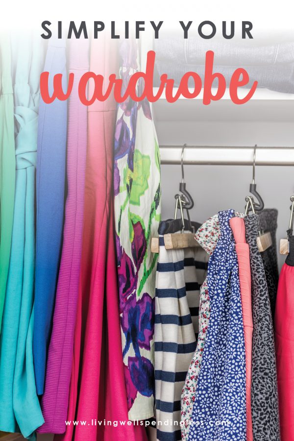 Ever feel like you have nothing to wear? Believe it or not, simplifying your wardrobe makes getting ready in the morning a breeze, and can actually make your closet seem much bigger! Use these 7 genius tricks to pair down your wardrobe and declutter your closet in the process!