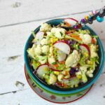 Cauliflower & Broccoli Slaw Salad | Cauliflower Slaw Salad | Lite Salad Recipe | Food Made Simple | Easter Recipes