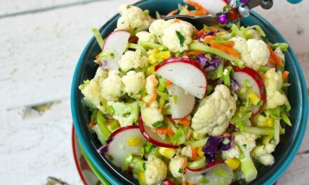 Cauliflower & Broccoli Slaw Salad