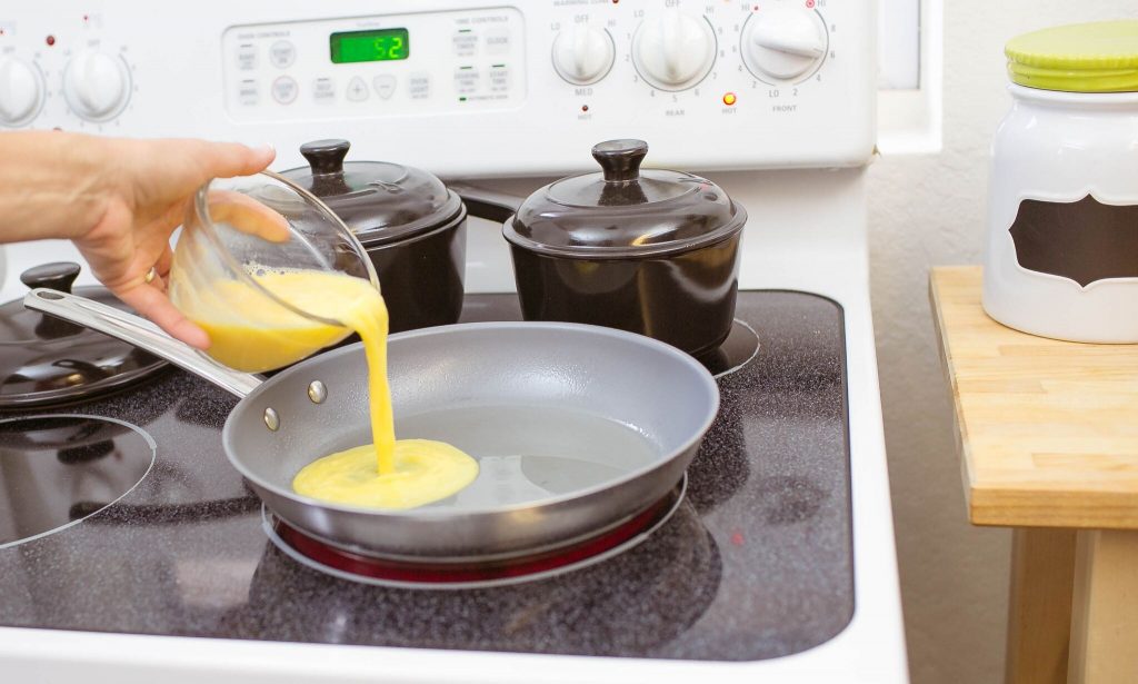 Step 2- cook eggs