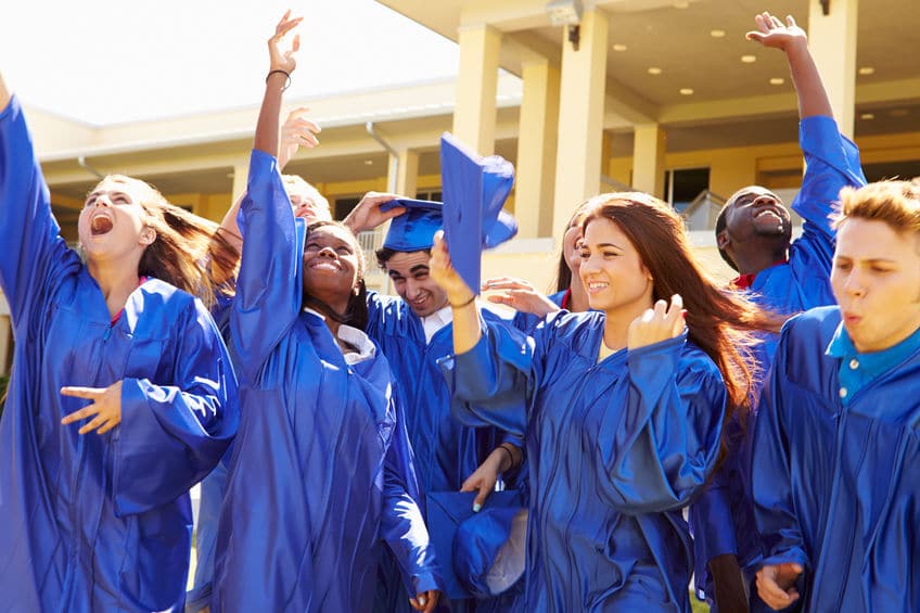 There's nothing better than seeing happy graduates when they finish high school!