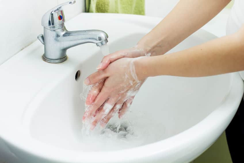 Washing your hands is the first step in avoiding food borne illness