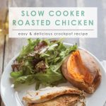 Slow cooker roasted Chicken | Easy Chicken Recipe | Chicken Meal | Herb Chicken | Meal Planning | Main Course Menu | Food Made Simple