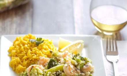 Simple Shrimp & Broccoli Bake