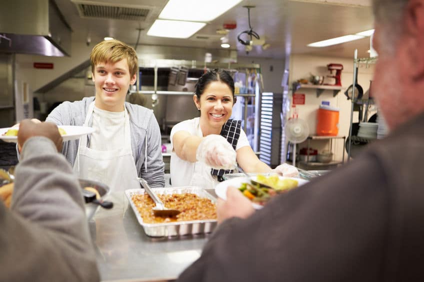 Volunteering at your local soup kitchen can make a big impact. 