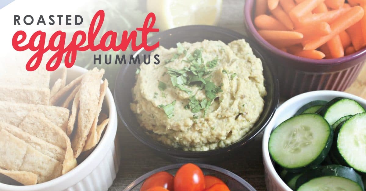 Roasted Eggplant Hummus Homemade Hummus Easy Hummus