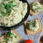 Roasted Eggplant Hummus | Homemade Hummus | Easy Hummus Recipe | 6 Ingredient Hummus | Food Made Simple