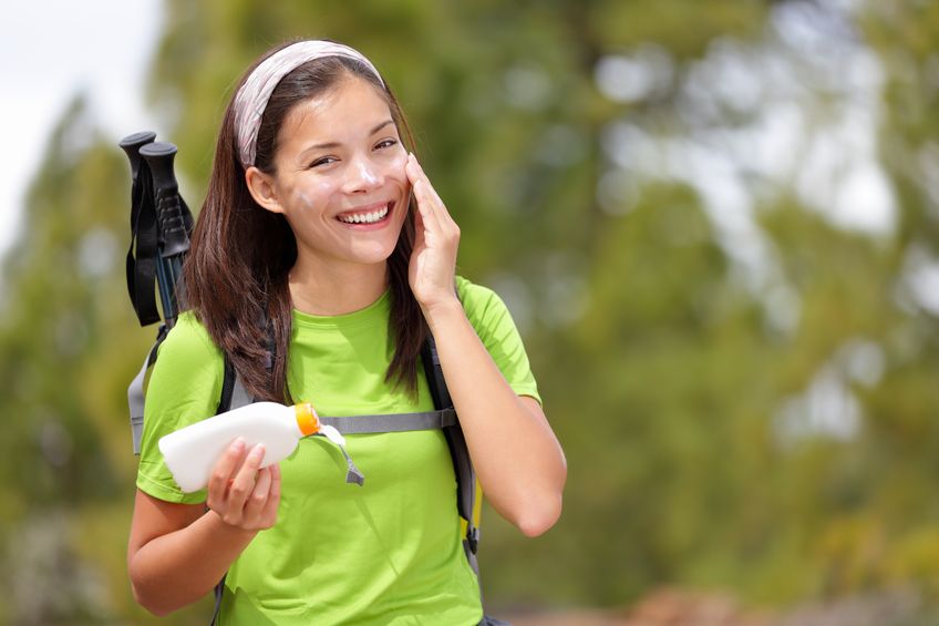 While you're spending all that time in the sun, protect yourself! Slather on some sun screen and stay hydrated