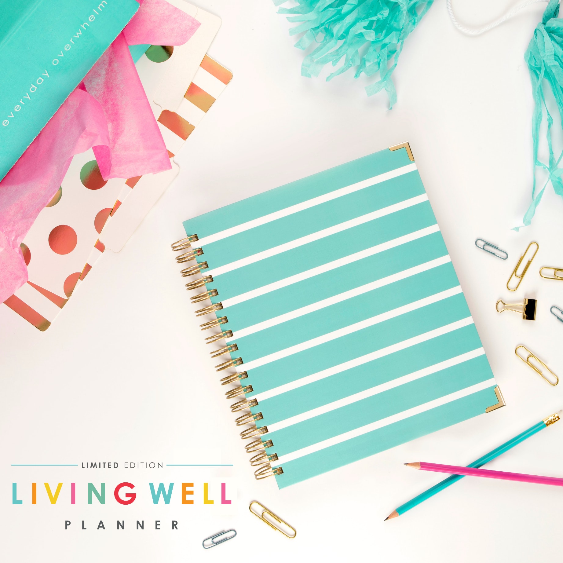 Keep Your Life on Track All Year Long | The Living Well Planner® | The Only Planner You Will Ever Need | Organize Your Life